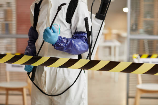 Professional Biohazard Cleanup technician working in Mount Vernon, GA